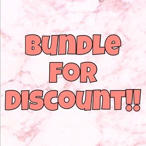 Bundle 2 or more items to get mega discounts
